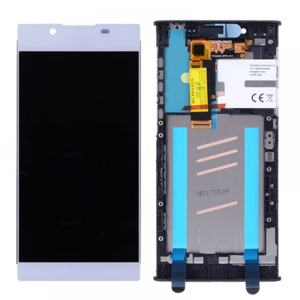 LCD Screen and Digitizer Full Assembly with Frame for Sony Xperia L1 G3311 G3312 G3313(Silver) Sony Replacement Parts Sony Xperia L1